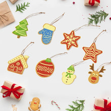 Charger l&#39;image dans la galerie, Décorations de Noël Peinture par Numéros - Kit Étoile Maison Renne Sapin Figured&#39;Art