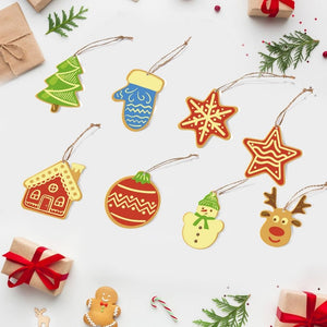 Décorations de Noël Peinture par Numéros - Kit Étoile Maison Renne Sapin Figured'Art