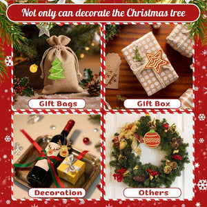 Décorations de Noël Peinture par Numéros - Kit Étoile Maison Renne Sapin