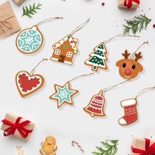 Charger l&#39;image dans la galerie, Décorations de Noël Peinture par Numéros - Kit Cœur Étoile Chaussette Renne Figured&#39;Art