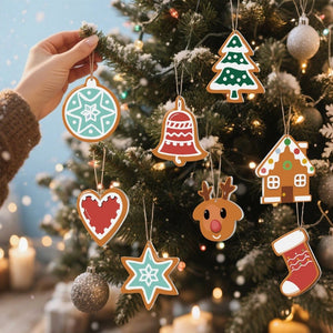Décorations de Noël Peinture par Numéros - Kit Cœur Étoile Chaussette Renne