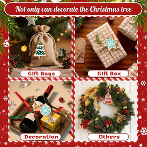 Décorations de Noël Peinture par Numéros - Kit Cœur Étoile Chaussette Renne