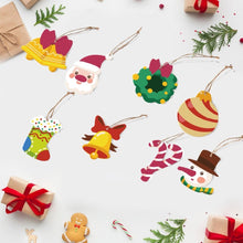 Charger l&#39;image dans la galerie, Décorations de Noël Peinture par Numéros - Kit Cloche Couronne Figured&#39;Art