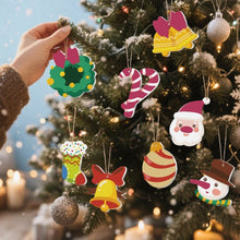 Charger l&#39;image dans la galerie, Décorations de Noël Peinture par Numéros - Kit Cloche Couronne
