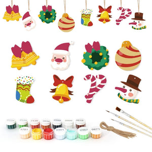 Décorations de Noël Peinture par Numéros - Kit Cloche Couronne