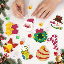 Charger l&#39;image dans la galerie, Décorations de Noël Peinture par Numéros - Kit Cloche Couronne
