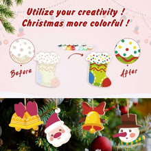 Charger l&#39;image dans la galerie, Décorations de Noël Peinture par Numéros - Kit Cloche Couronne