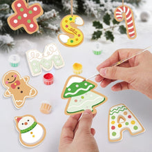 Charger l&#39;image dans la galerie, Décorations de Noël Peinture par Numéros - Kit Lettres XMAS