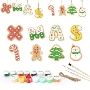 Décorations de Noël Peinture par Numéros - Kit Lettres XMAS