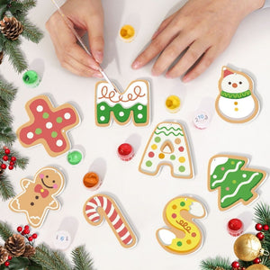 Décorations de Noël Peinture par Numéros - Kit Lettres XMAS