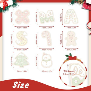 Décorations de Noël Peinture par Numéros - Kit Lettres XMAS