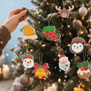 Décorations de Noël Peinture par Numéros - Kit Renne Père Noël Chaussette