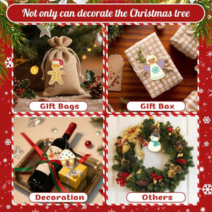 Décorations de Noël Peinture par Numéros - Kit Père Noël Bonhomme de neige