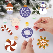 Charger l&#39;image dans la galerie, Décorations de Noël Peinture par Numéros - Kit Flocon de neige Boules