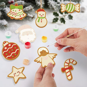 Décorations de Noël Peinture par Numéros - Kit Cloche Ange Sucre d’orge