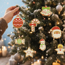 Charger l&#39;image dans la galerie, Décorations de Noël Peinture par Numéros - Kit Cloche Ange Sucre d’orge
