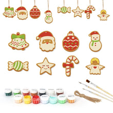 Charger l&#39;image dans la galerie, Décorations de Noël Peinture par Numéros - Kit Cloche Ange Sucre d’orge
