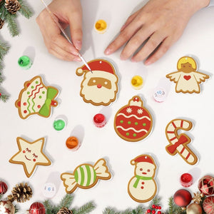 Décorations de Noël Peinture par Numéros - Kit Cloche Ange Sucre d’orge