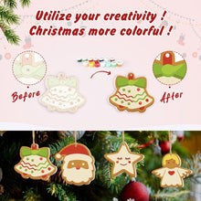 Charger l&#39;image dans la galerie, Décorations de Noël Peinture par Numéros - Kit Cloche Ange Sucre d’orge