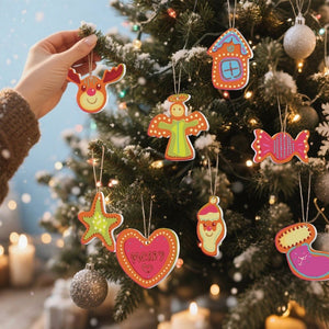 Décorations de Noël Peinture par Numéros - Kit Joyeux Cœur Maison Renne