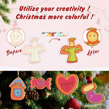 Charger l&#39;image dans la galerie, Décorations de Noël Peinture par Numéros - Kit Joyeux Cœur Maison Renne