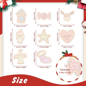 Décorations de Noël Peinture par Numéros - Kit Joyeux Cœur Maison Renne