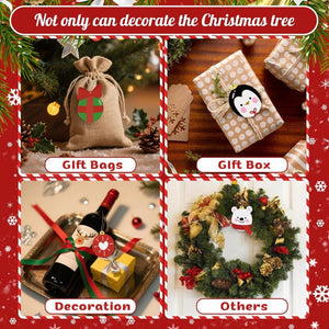 Décorations de Noël Peinture par Numéros - Kit Ours polaire Pingouin Père Noël