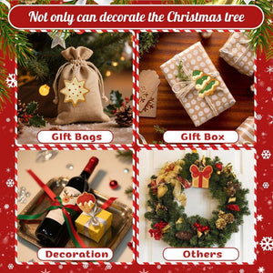 Décorations de Noël Peinture par Numéros - Kit Étoile Sapin Cadeau Pain d’épices