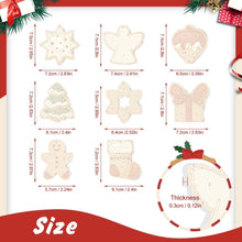 Charger l&#39;image dans la galerie, Décorations de Noël Peinture par Numéros - Kit Étoile Sapin Cadeau Pain d’épices