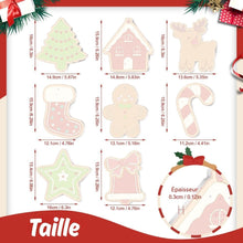 Charger l'image dans la galerie, Décorations de Noël Peinture par Numéros - Kit Friandises à la Menthe Poivrée