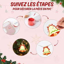 Charger l'image dans la galerie, Décorations de Noël Peinture par Numéros - Kit Ailes d'Ange &amp; Étoiles