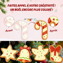 Charger l'image dans la galerie, Décorations de Noël Peinture par Numéros - Kit Ailes d'Ange &amp; Étoiles