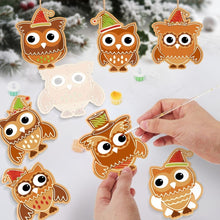 Charger l'image dans la galerie, Décorations de Noël Peinture par Numéros - Kit Amis de la Forêt de Noël