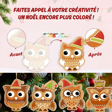 Charger l'image dans la galerie, Décorations de Noël Peinture par Numéros - Kit Amis de la Forêt de Noël