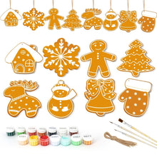 Charger l'image dans la galerie, Décorations de Noël Peinture par Numéros - Kit Biscuits des Fêtes