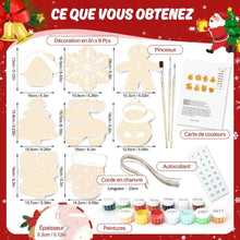 Charger l'image dans la galerie, Décorations de Noël Peinture par Numéros - Kit Biscuits des Fêtes