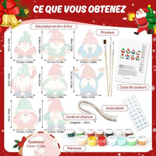 Charger l'image dans la galerie, Décorations de Noël Peinture par Numéros - Kit Charms de Noël Nordique