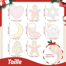 Charger l'image dans la galerie, Décorations de Noël Peinture par Numéros - Kit Maison &amp; Foyer Joyeux