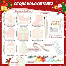 Charger l'image dans la galerie, Décorations de Noël Peinture par Numéros - Kit Icônes Joyeuses 1
