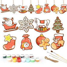 Charger l'image dans la galerie, Décorations de Noël Peinture par Numéros - Kit Icônes Joyeuses 2