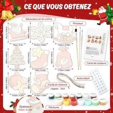 Charger l'image dans la galerie, Décorations de Noël Peinture par Numéros - Kit Icônes Joyeuses 2