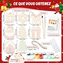 Charger l'image dans la galerie, Décorations de Noël Peinture par Numéros - Kit Icônes Joyeuses 3