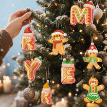 Charger l'image dans la galerie, Décorations de Noël Peinture par Numéros - Kit Rêves en Pain d'Épices