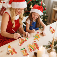 Charger l'image dans la galerie, Décorations de Noël Peinture par Numéros - Kit Rêves en Pain d'Épices
