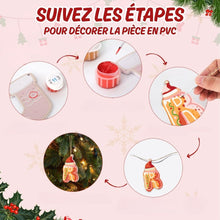 Charger l'image dans la galerie, Décorations de Noël Peinture par Numéros - Kit Rêves en Pain d'Épices