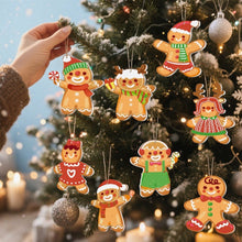 Charger l'image dans la galerie, Décorations de Noël Peinture par Numéros - Kit Amis en Pain d'Épices