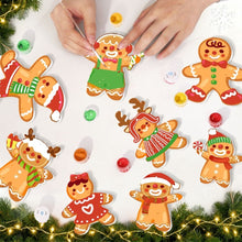 Charger l'image dans la galerie, Décorations de Noël Peinture par Numéros - Kit Amis en Pain d'Épices