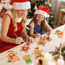 Charger l'image dans la galerie, Décorations de Noël Peinture par Numéros - Kit Amis en Pain d'Épices