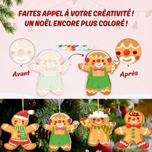 Charger l'image dans la galerie, Décorations de Noël Peinture par Numéros - Kit Amis en Pain d'Épices