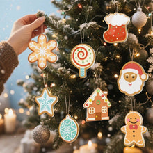 Charger l'image dans la galerie, Décorations de Noël Peinture par Numéros - Kit Petites Icônes de Noël 1